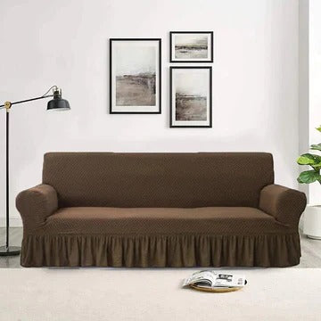 Turkish Style Sofa Covers Dark Brown